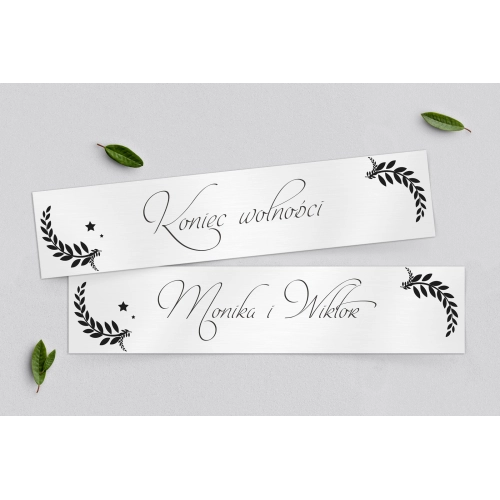 Tablice Rejestracyjne 2 szt. - Alloro - Motyw 3