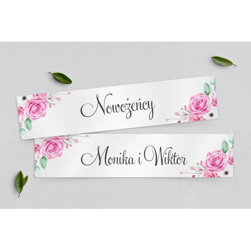 Tablice Rejestracyjne 2 szt. - Geometryczne Serce - Motyw 1