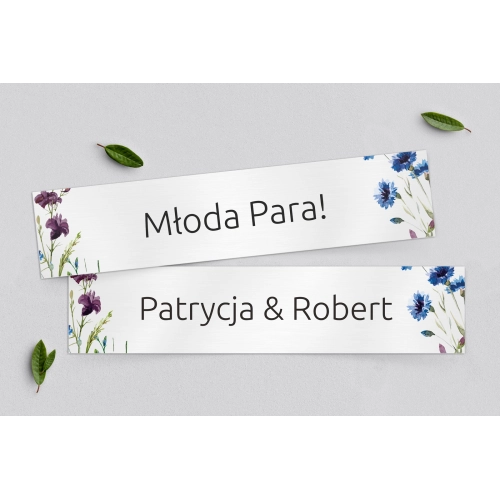 Tablice Rejestracyjne 2 szt. - Lea Motyw 1