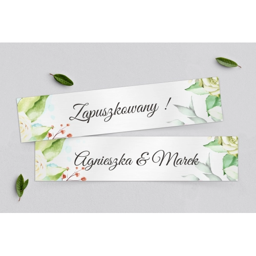 Tablice Rejestracyjne 2 szt. - Amelia - Motyw 3