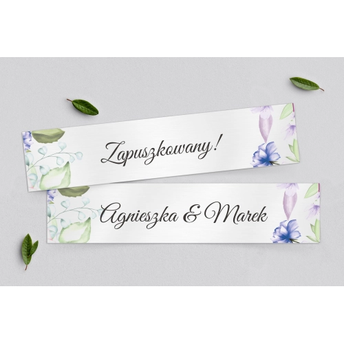 Tablice Rejestracyjne 2 szt. - Amelia - Motyw 4