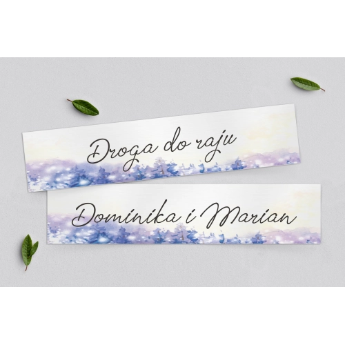 Tablice Rejestracyjne 2 szt. - Gaja Motyw 1