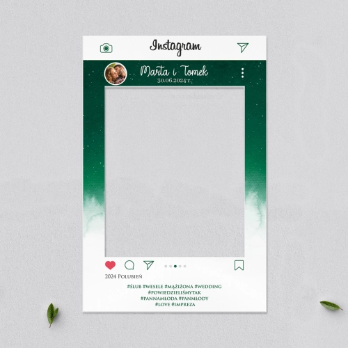 Ramka do zdjęć - Instagram Cloud Motyw 3