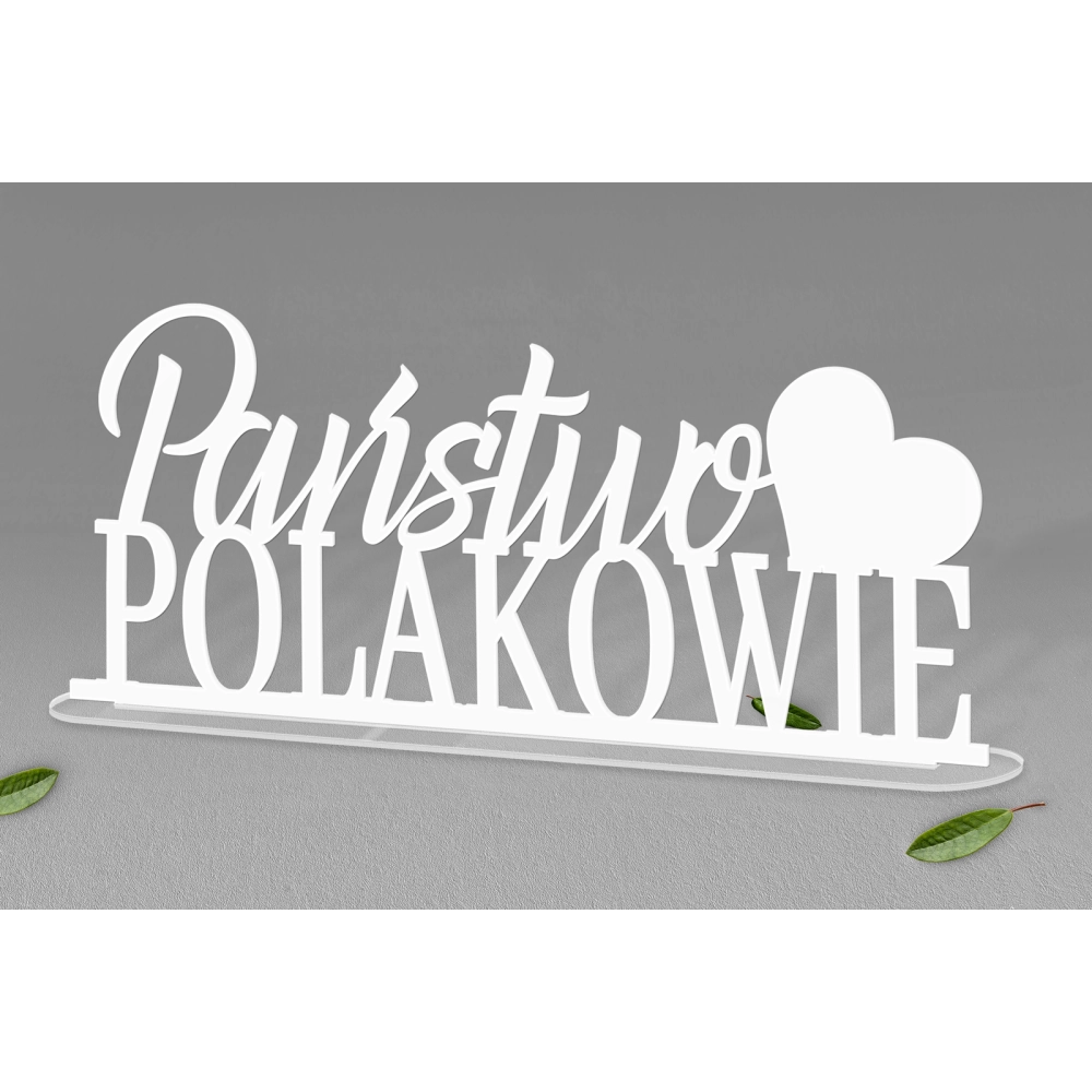 Napis na stół Pary Młodej - wzór 1