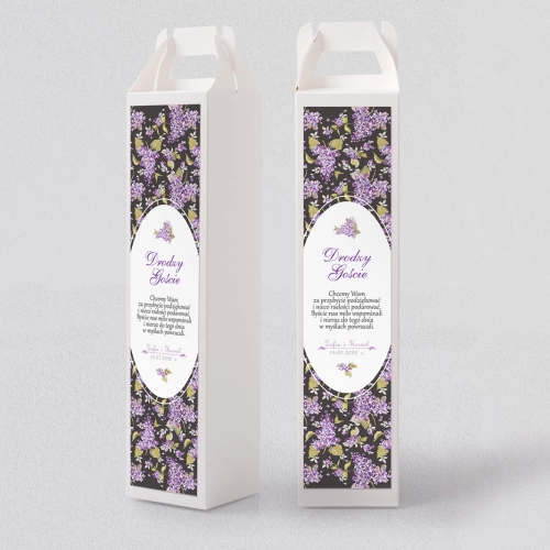 Pudełko na alkohol Pobieramy się Motyw 4