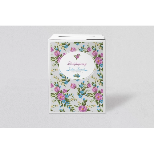 Pudełko na koperty i&nbsp;pieniądze Pobieramy się Motyw 3