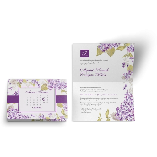 Zaproszenie ślubne Nasz Dzień - Motyw 2