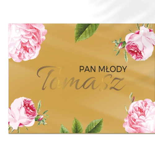 Zawieszka na krzesła - Prostokątna Dream Motyw 2