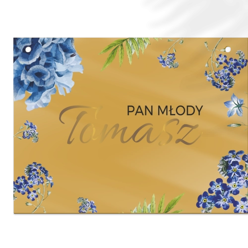 Zawieszka na krzesła - Prostokątna Dream Motyw 4