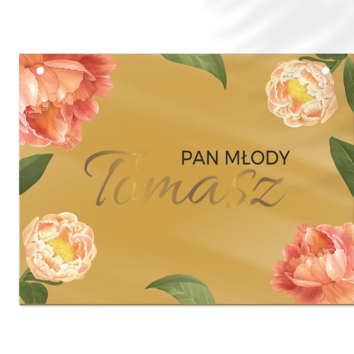 Zawieszka na krzesła - Prostokątna Dream Motyw 5