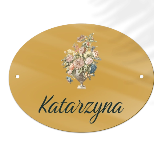 Zawieszka na krzesła - Owalna Rustic Summer Motyw 1