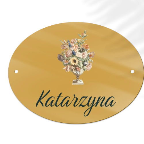 Zawieszka na krzesła - Owalna Rustic Summer Motyw 2