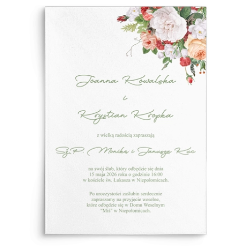 Zaproszenia ślubne Day - Motyw 3