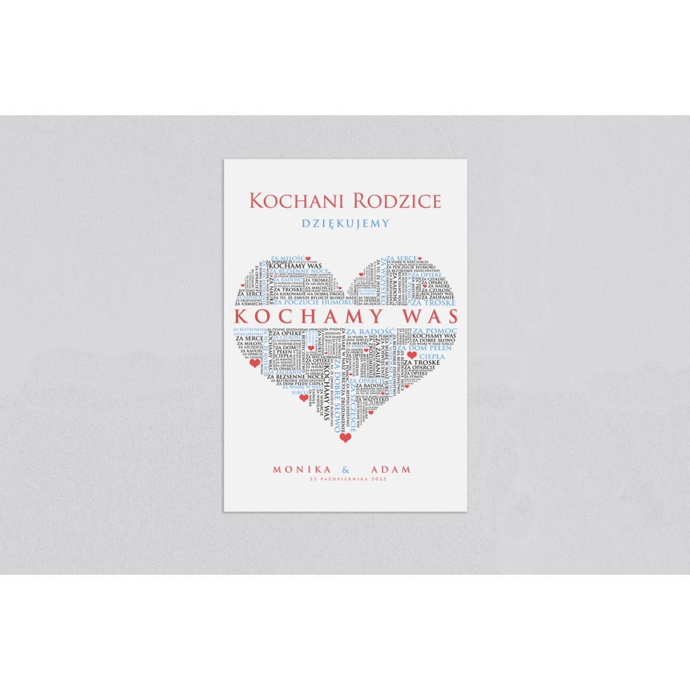 Obrazy z&nbsp;sercem - wzór 2