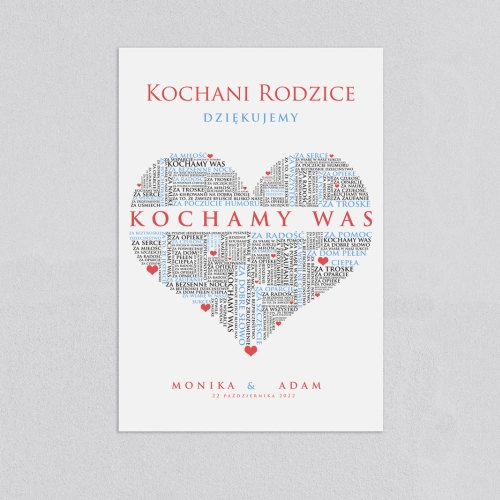 Obrazy z sercem - wzór 2