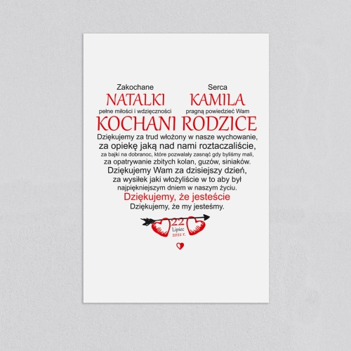 Obrazy z sercem - wzór 5