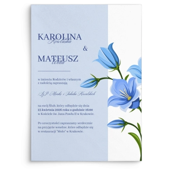 Zaproszenia ślubne Color Line - Motyw 3