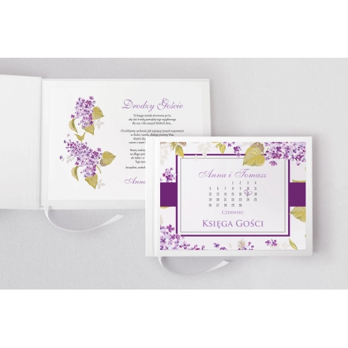 Księga Gości Weselnych Nasz Dzień Motyw 2