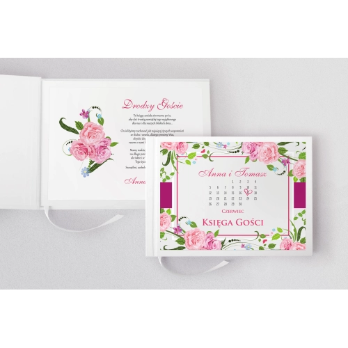 Księga Gości Weselnych Nasz Dzień Motyw 4