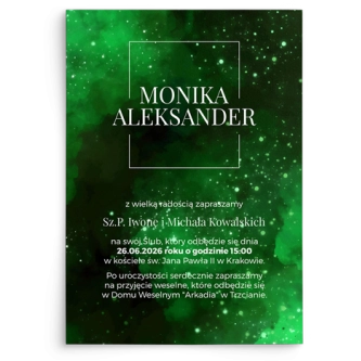 Zaproszenia ślubne Colors of the Sky - Motyw 1