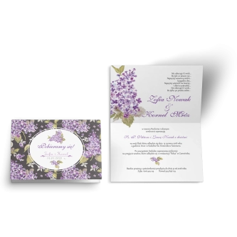 Zaproszenie ślubne Pobieramy się - Motyw 4