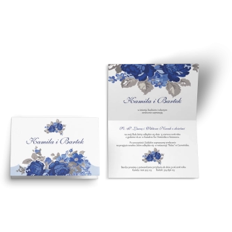 Zaproszenie ślubne Wiosenny Kwiat - Motyw 10