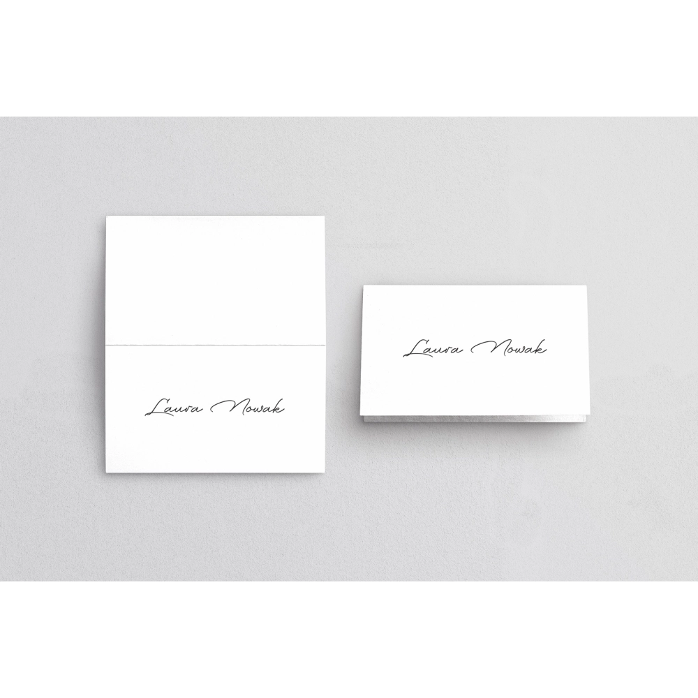 Winietki ślubne składane Minimalistyczne - Motyw 2