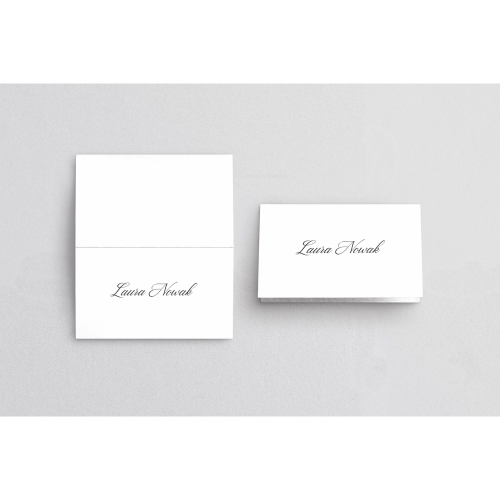 Winietki ślubne składane Minimalistyczne - Motyw 4