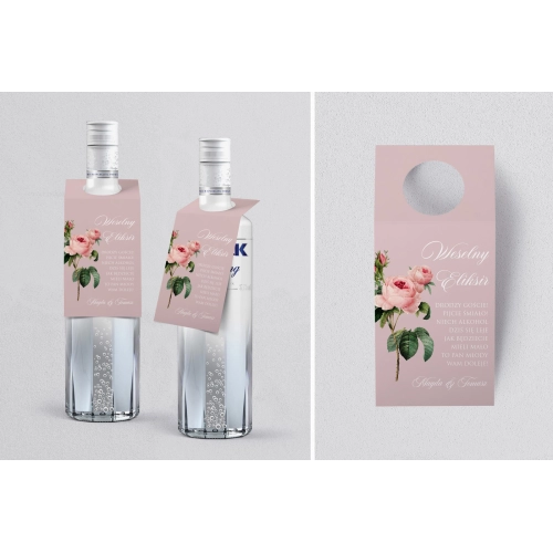 Zawieszka na alkohol oczko Bella - Motyw 1