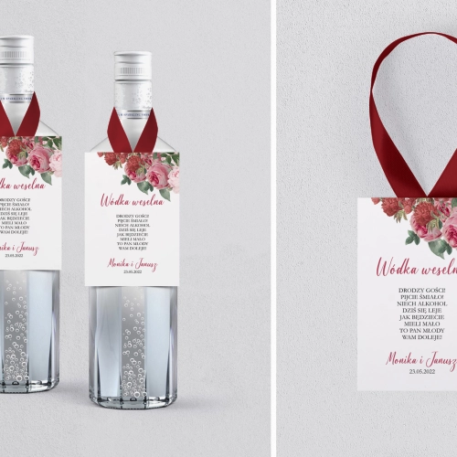 Zawieszka na alkohol Amore Rosso - Motyw 1