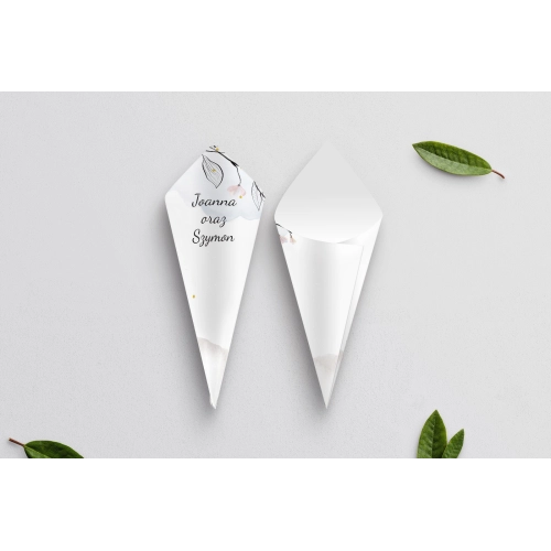 Rożek Weselny - Watercolor Wedding Motyw 3