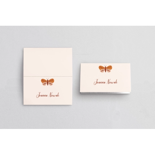 Winietki ślubne składane Butterflies - Motyw 2