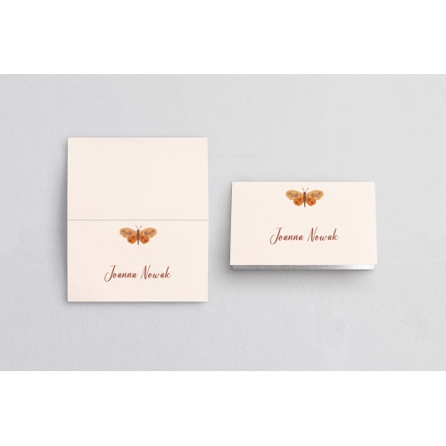 Winietki ślubne składane Butterflies - Motyw 4