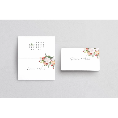 Winietki ślubne składane Day - Motyw 3