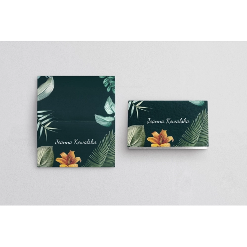 Winietki ślubne składane Exotic - Motyw 3