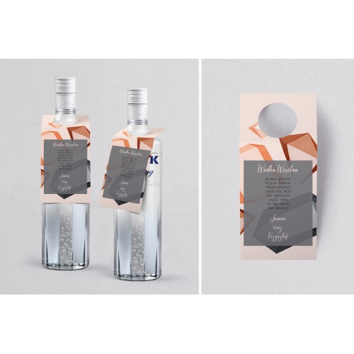 Zawieszka na alkohol oczko Butterflies Motyw 3