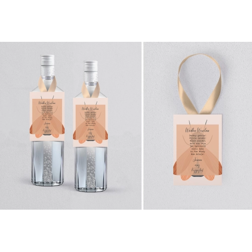 Zawieszka na alkohol Butterflies - Motyw 2