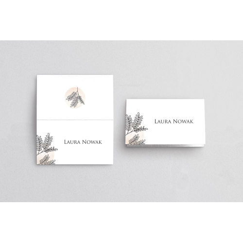 Winietki ślubne składane Madlen - Motyw 2