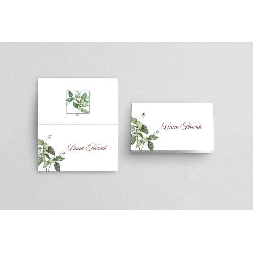 Winietki ślubne składane Meadow - Motyw 1