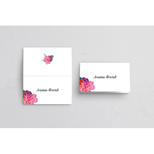 Winietki ślubne składane Nature's Kiss - Motyw 1