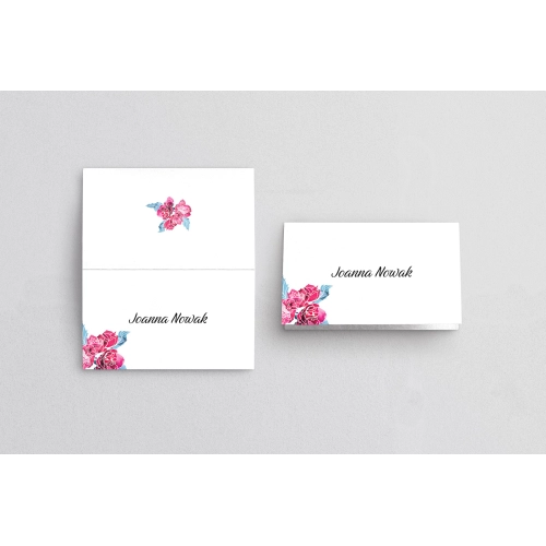 Winietki ślubne składane Nature's Kiss - Motyw 3