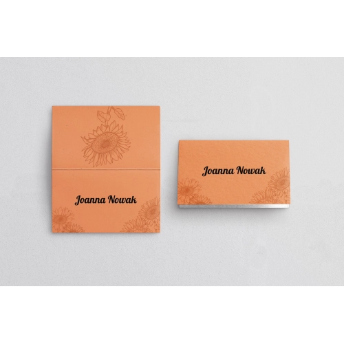 Winietki ślubne składane Sunflowers - Motyw 2