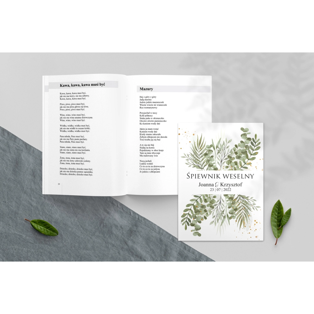 Śpiewnik Weselny - Leaves Motyw 2