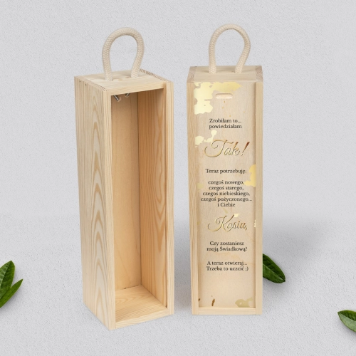 Prośba o Świadkowanie - SNW naturalna Marmur & Złoto Motyw 5