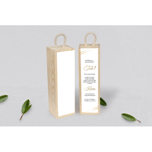 Prośba o&nbsp;Świadkowanie - SNW Akryl naturalna Marmur & Złoto Motyw 1