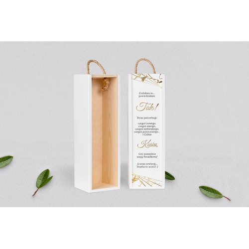 Prośba o&nbsp;Świadkowanie - SNW biała Marmur & Złoto Motyw 4