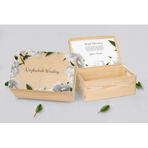 Koszyczek ratunkowy weselny naturalny - Soft Motyw 3