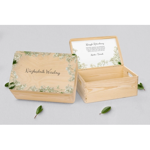 Koszyczek ratunkowy weselny naturalny - Soft Motyw 7