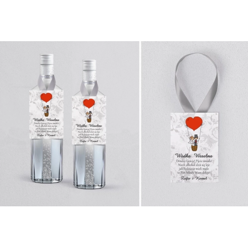 Zawieszka na alkohol Zakochani - Motyw 4