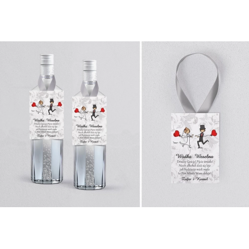 Zawieszka na alkohol Zakochani - Motyw 5